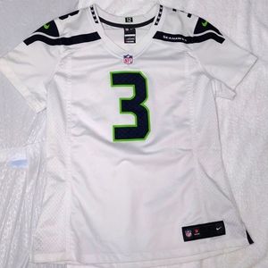 SEATTLE SEAHAWKS JERSEY: RUSSELL WILSON #3 size L Woman's